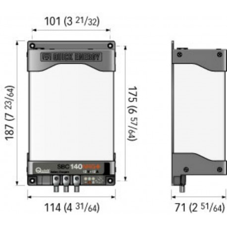 Cargador de batería Quick SBC NRG 140 FR