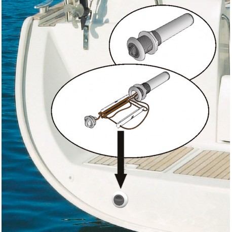 Flush-mounted safety/emergency ladder