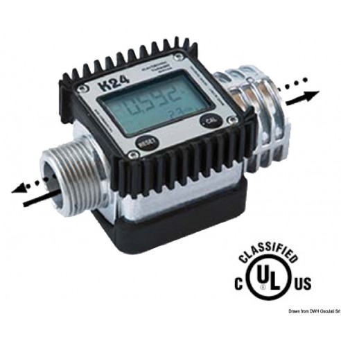ADR-approved digital petrol flow meter