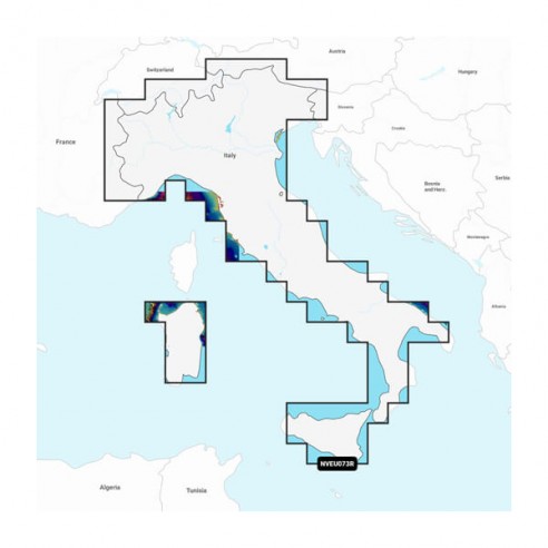 Cartografia Garmin Navionics Vision+ con supporto SD/Micro SD