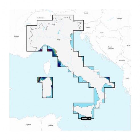 Garmin Navionics Vision Kartographie mit SD/Micro SD Unterstützung