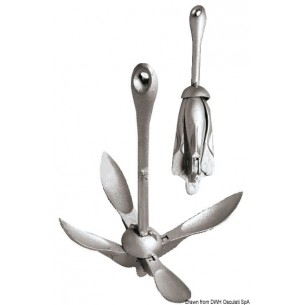 Anclaje de paraguas plegable de acero galvanizado
