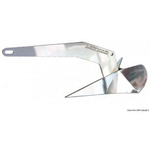 Ancre Delta DTX en acier inoxydable - Lewmar