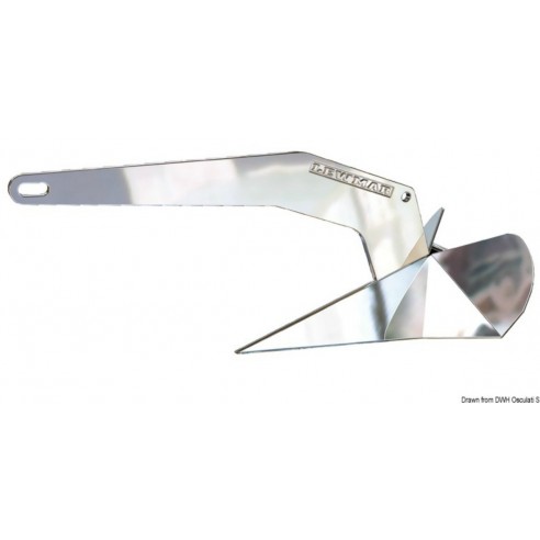Ancla de acero inoxidable Delta DTX - Lewmar