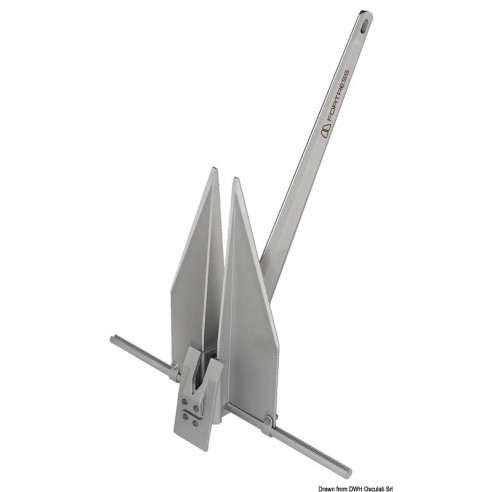 Verwijderbaar Fortress-anker van aluminium