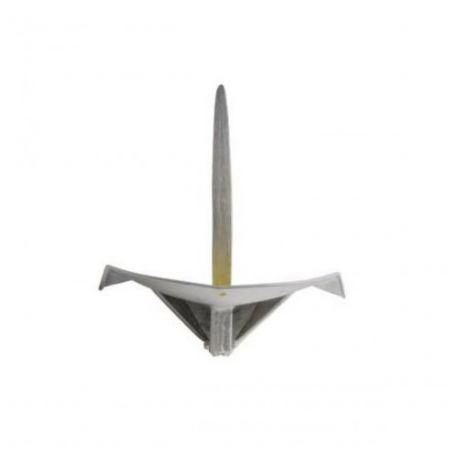 Spade anchor in galvanized steel