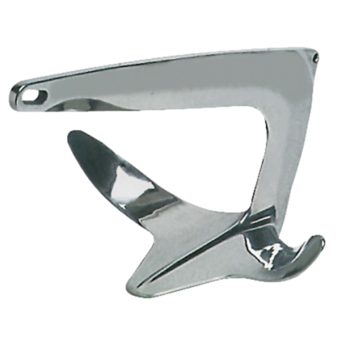 Ancre Trefoil en acier inoxydable