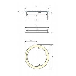 Hvit plastkummen 2
