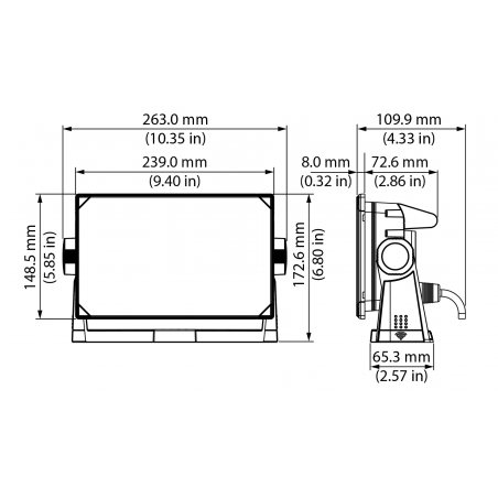 Nsx 3009 chartplotter con transductor HDI - Simrad