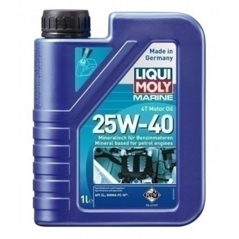 Aceite de motor 4T Marine 25W-40 1 litro - Liqui Moly 25026