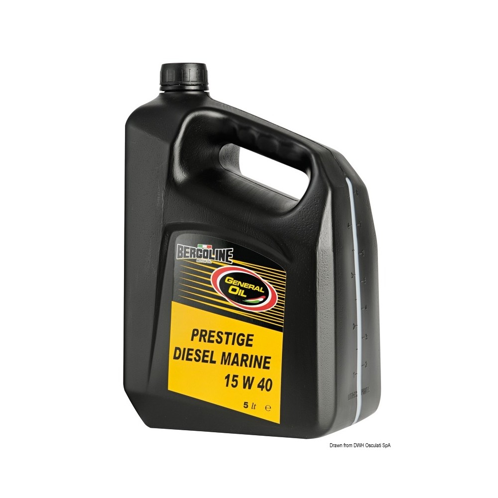 Olio motore 4T Prestige Diesel Marine 15W-40 5 lt. - Bergoline