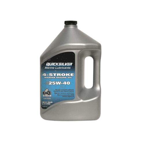 Olio motore 4T SAE 25W-40 4 lt. - Quicksilver