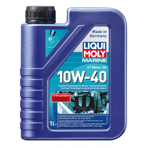 Aceite de motor 4T Marine 10W-40 5 ltr. - Liqui Moly 25013
