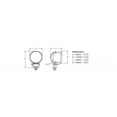 Hella Marine M70 Gen 4 LED-däcksbelysning