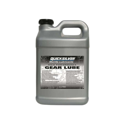 Gear Lube High Performance SAE 90 10-liter lubricating oil. - Quicksilver