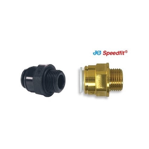 Gerader Messingstecker Ø 22 mm. 3/4" - John Guest