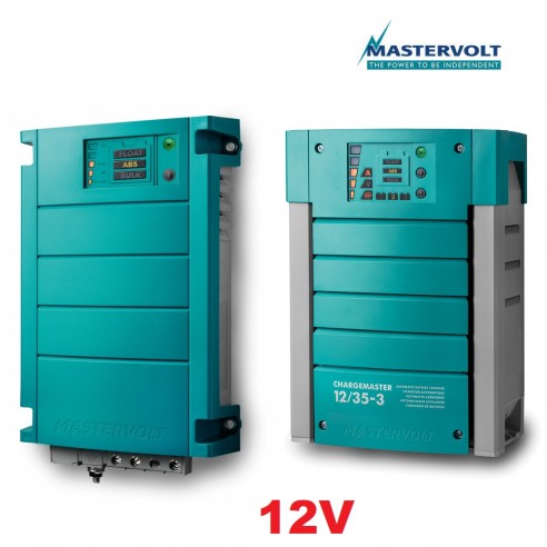 Caricabatterie Chargemaster 12V 75 A Plus CZone a 3 uscite - Mastervolt