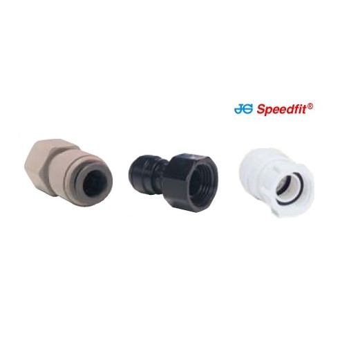 Straight female terminal for Ø 12 mm pipe. - John Guest