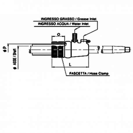 Tenuta assiale RMTA in gomma elastomerica