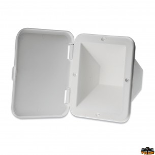 Step and recessed compartment for fuel cap with door - Octopussy Line