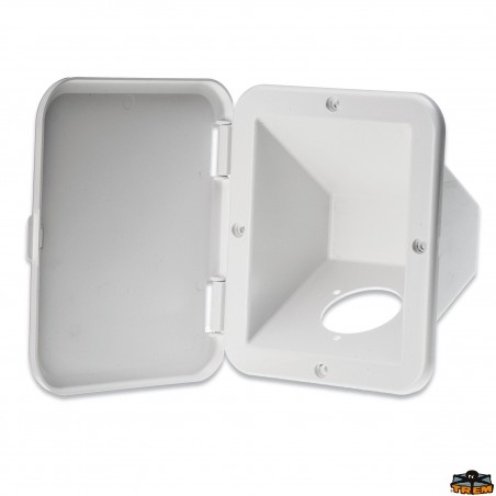 Recessed compartment for fuel cap with door - Octopussy Line