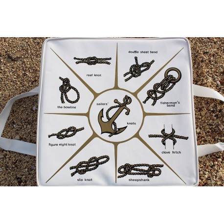 Cuscino salvagente bianco con spinta al galleggiamento 100 N