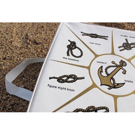 Cuscino salvagente bianco con spinta al galleggiamento 100 N