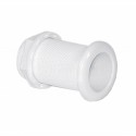 Witte plastic zeeafvoer