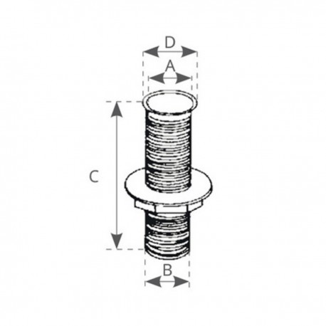 White plastic sea discharge