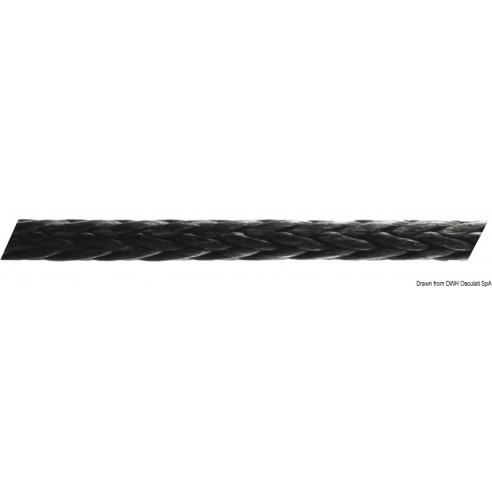 Marlow D12 dyneema DSK78 Ø 4 mm tresse échelonnée au mètre