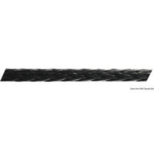 Marlow D12 scaled braid in dyneema DSK78 Ø 5 mm. by the meter