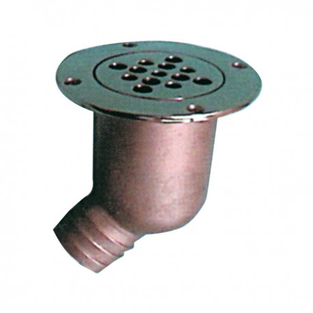 AISI 316 stainless steel drain that can be inspected