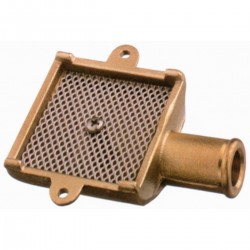 Brass sucker with stainless steel mesh filter