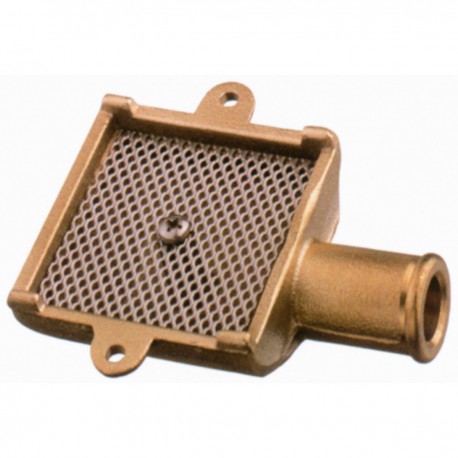 Sauger aus Messing mit Filter aus Edelstahlgewebe