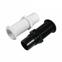Pvc sea discharge with hose connector