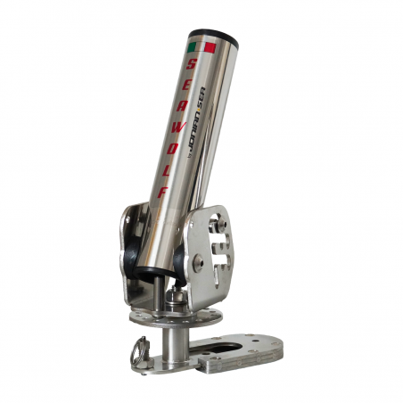 Seawolf rod holder with flat shoe attachment - Jonian Sea