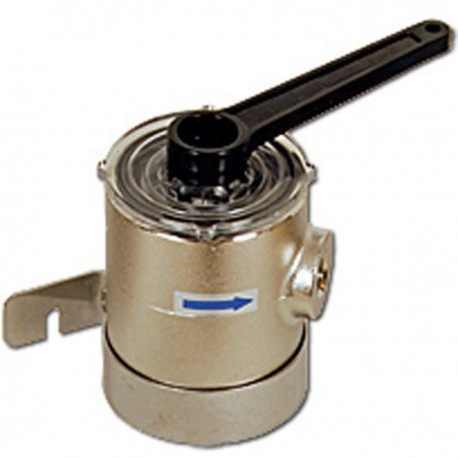 Wasserfilter aus vernickeltem Messing