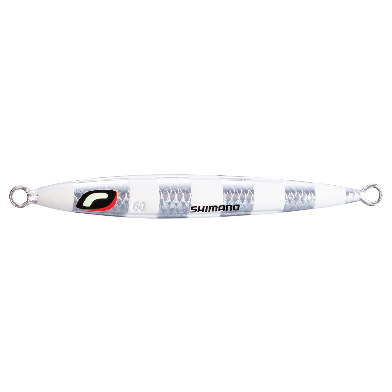 Shimano Stinger ButterFly Pebble Light jig da pesca 92 mm. : Colore - 002 Zebra