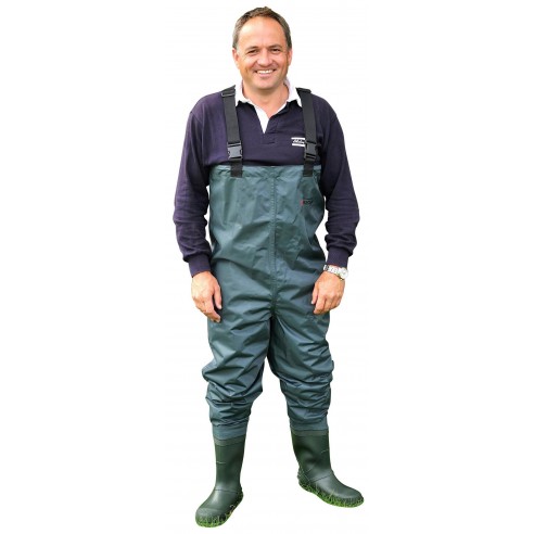 Sigma Chest nylon fishing wader with cleats - Shakespeare