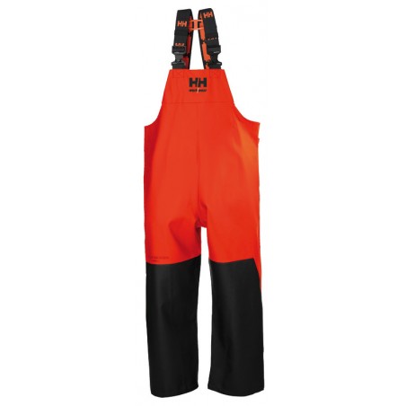 Storm Rain Bib Overalls Oransje/Svart - Helly Hansen