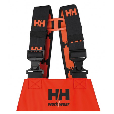 Storm Rain Bib Overalls Oransje/Svart - Helly Hansen