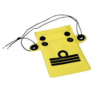Waterproof document carrying strap for boat airtight closure 14 x 10 cm.
