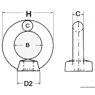 6 mm hunnøyebolt 2