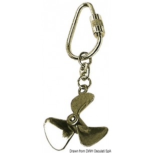Brass keychain mod. propeller