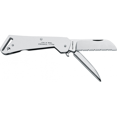Stainless steel multi-purpose pocket knife - Mac Italy