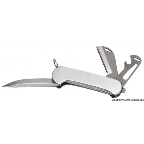 Stainless steel multipurpose knife