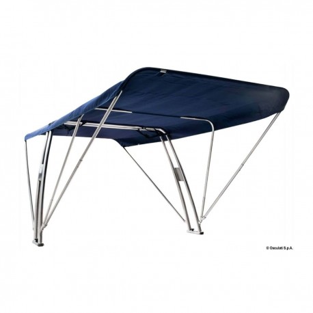 Roll-Bar con capottina pieghevole in acciaio AISI 316