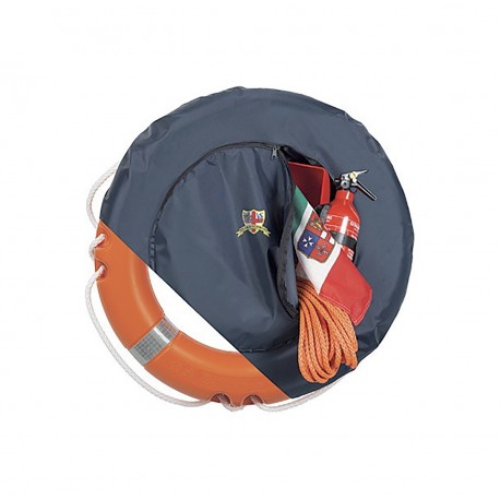 Conteneur de bouée de sauvetage et sac zippé intégré