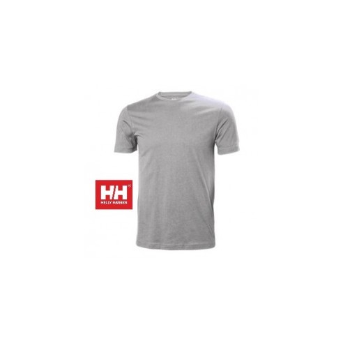 T-Shirt Crew in cotone grigia - Helly Hansen