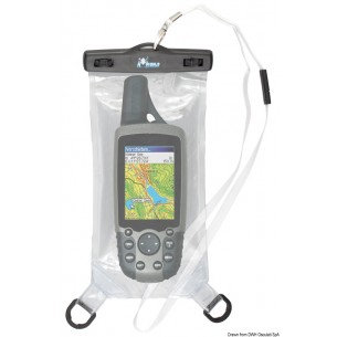 Vedenpitävä GPS-kotelo, 215 x 105 mm - Sammakkokäyttöön